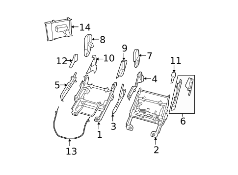Tracks & Components for 2009 Chrysler Sebring #1