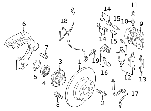 Brake Components for 2019 Ram ProMaster City #1