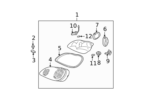 Bulbs - Chassis for 2002 Mercedes-Benz S 430 #0