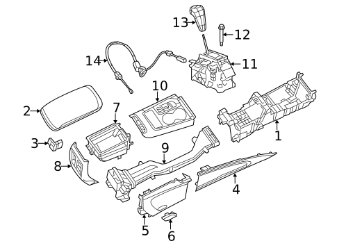 Console for 2012 Jeep Grand Cherokee #0