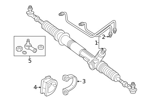 Steering Gear & Linkage for 2001 Jaguar XJR #0