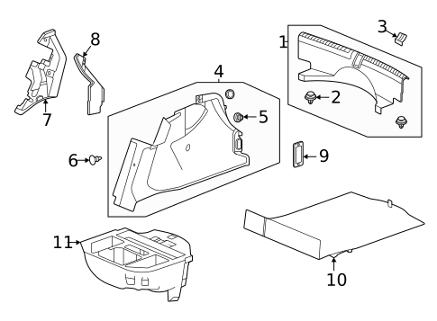Interior Trim - Rear Body for 2025 Acura TLX #0