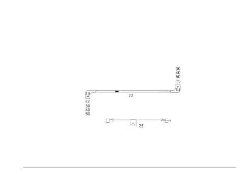 Fiber Optical Cable Wiring Harness (D2B and Most) for 1999 Mercedes-Benz SLK230 #2