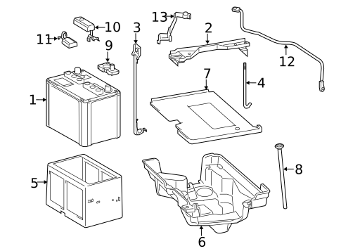 Battery for 2022 Lexus IS300 #0