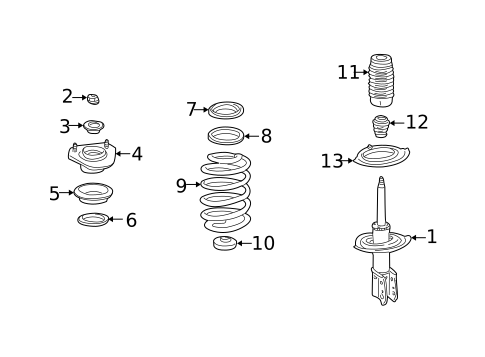 Suspension, Springs & Related Components for 2000 Chevrolet Monte Carlo #1