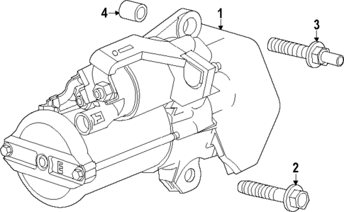 Starter for 2025 Buick Encore GX #1