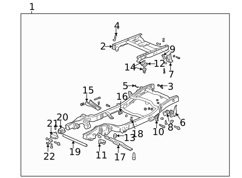 Frame & Components for 2007 Chevrolet Silverado 1500 Classic #0