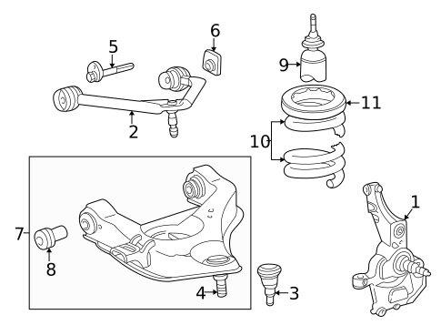 Suspension, Springs & Related Components for 2001 Mazda B3000 #0