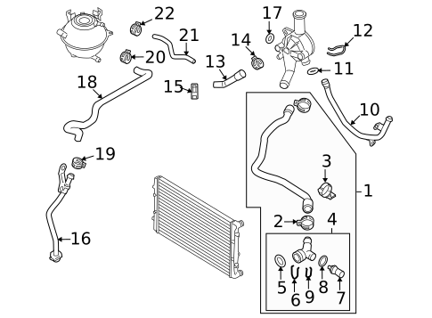 Hoses & Lines for 2025 Volkswagen Atlas #33