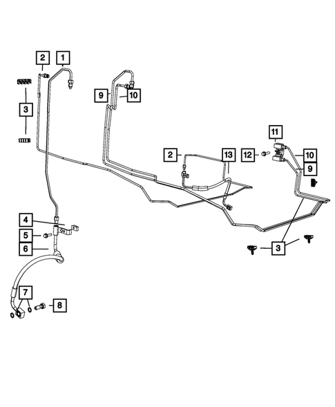 Brake Lines and Hoses for 2007 Jeep Wrangler #3