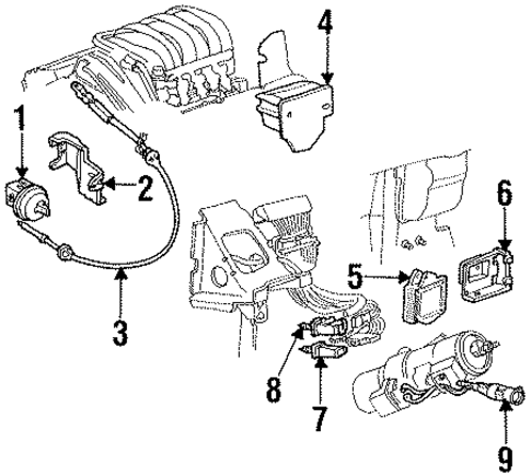 Switches for 1995 Oldsmobile 88 #1
