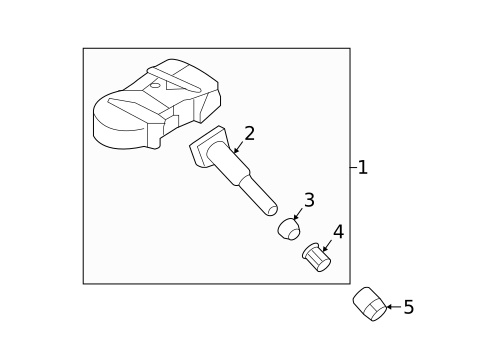 Tire Pressure Monitor Components for 2018 Kia Niro #0