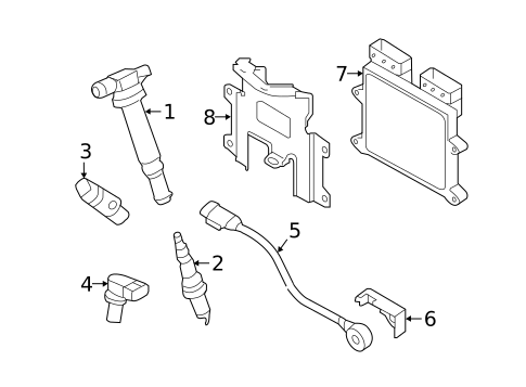 Powertrain Control for 2017 Kia K900 #0