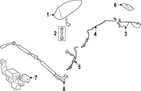 Antenna & Radio for 2025 Subaru WRX #0