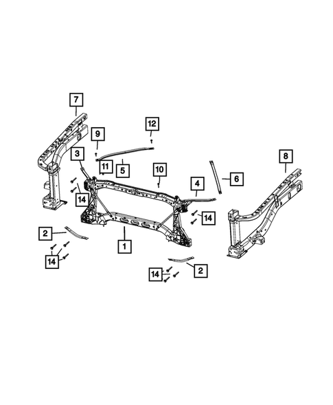 Radiator and Related Parts; Charge Air Cooler for 2021 Ram 3500 #3