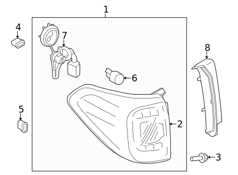 Tail Lamps for 2012 INFINITI QX56 #1