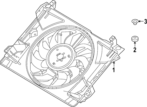 Cooling Fan for 2024 Ford F-150 Lightning #0