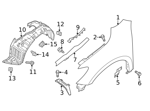 Fender & Components for 2011 Nissan GT-R #2