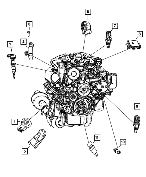 Sensors for 2011 Ram 2500 #0