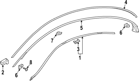 Exterior Trim - Roof for 2021 Mercedes-Benz AMG® GT 63 S #1