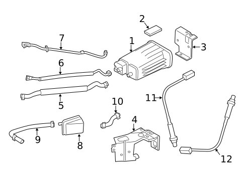 Emission Components for 2013 Kia Forte #0
