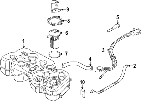 Fuel System Components for 2025 Lincoln Nautilus #0