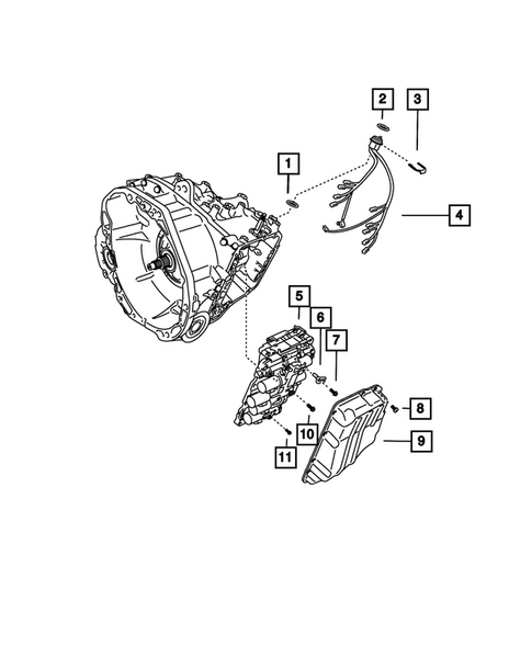 Valve Body, Accumulator, Solenoid and Parking Sprag for 2015 Fiat 500 #1