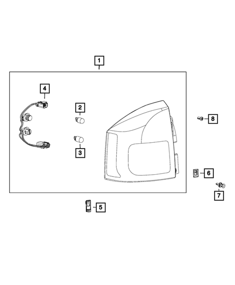 Lamps-Interior and Exterior for 2017 Jeep Compass #6