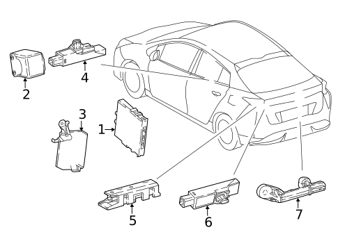Keyless Entry Components for 2020 Toyota Prius AWD-e #0