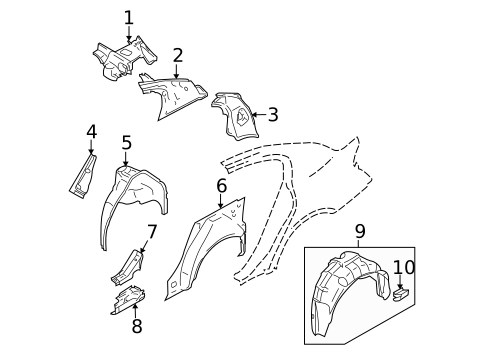 Inner Structure for 2008 INFINITI G35 #0
