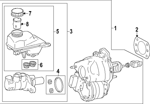 Hydraulic System for 2023 Toyota Corolla Cross #0