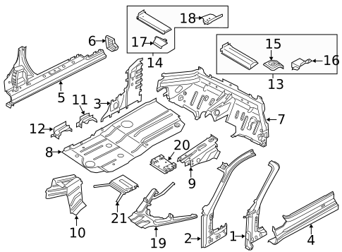 Floor & Rails for 2012 Porsche 911 #3