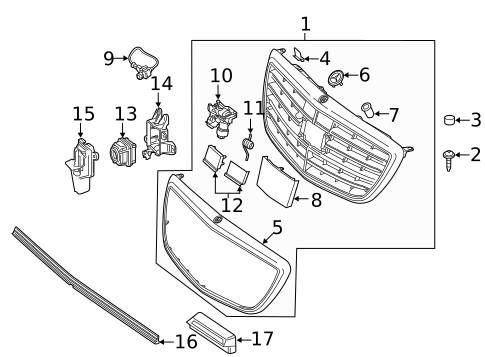 Grille & Components for 2019 Mercedes-Benz S65 AMG #0