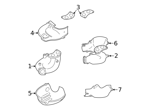 Exhaust Manifold for 2003 Subaru Impreza #0