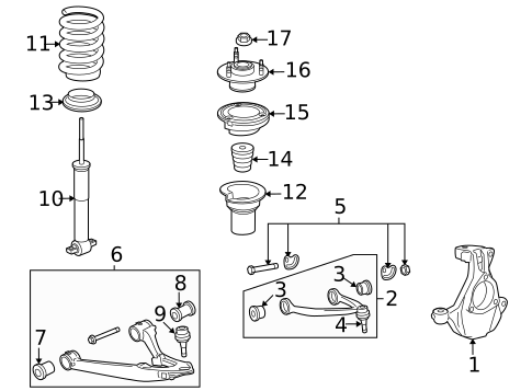 Suspension Components for 2007 Chevrolet Suburban 1500 #0