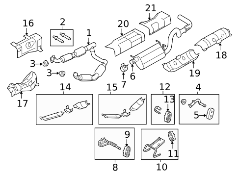 Exhaust Components for 2012 Ford E-350 Super Duty #0