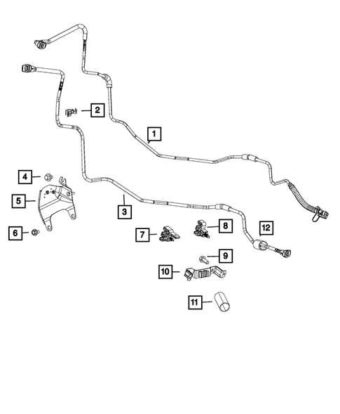 Fuel Lines and Tubes for 2021 Ram 3500 #3