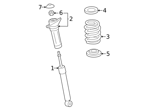 Shocks & Components for 2023 Lexus NX350h #0