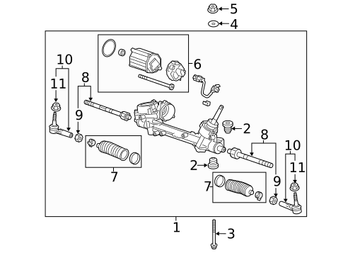 Steering Gear & Linkage for 2015 Cadillac ELR #0
