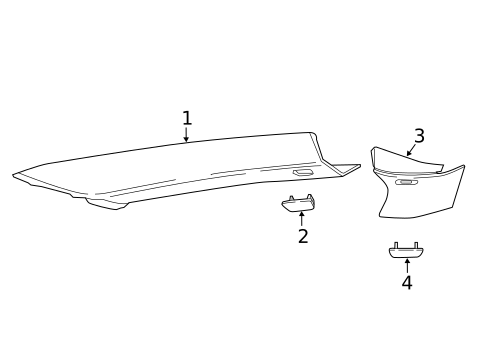Interior Trim - Pillars for 2019 BMW i8 #1
