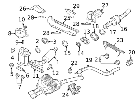 Exhaust Components for 2012 Volkswagen Jetta #0