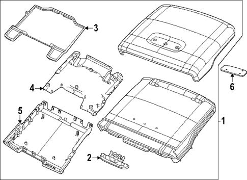 Center Console for 2025 Ram 1500 #1