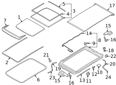 Sunroof for 2019 Volvo XC90 #3