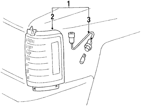 Corner Lamps for 1986 Toyota 4Runner #0