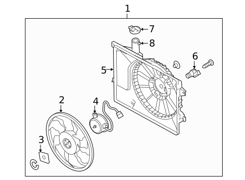Cooling Fan for 2016 Kia Forte #0