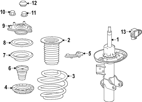 Struts & Components for 2025 Honda Civic #0