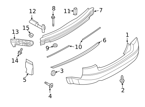 Bumper & Components - Front for 2004 Audi S4 #3