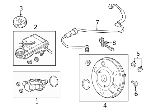 Brake Hydraulics for 2017 Ford Focus #3