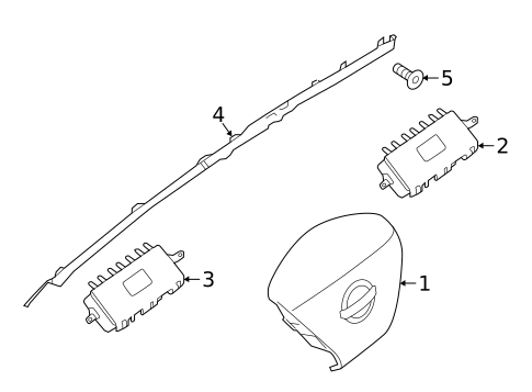 Air Bag Components for 2021 Nissan Murano #0