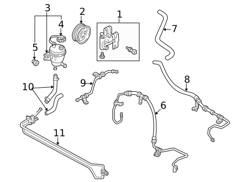 Pump & Hoses for 2006 Mercury Mariner #0